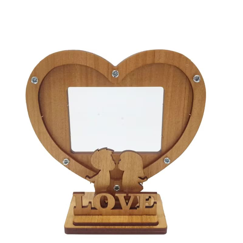 【手作DIY】有愛大聲說 七夕  心型相框情人節