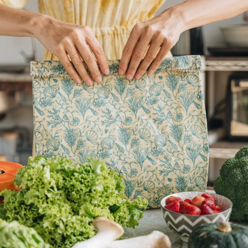 Superbee蜂蠟環保便利保鮮袋|食品袋 大號 Large