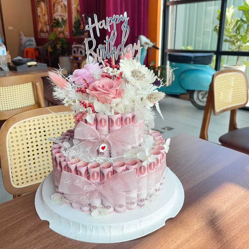 永遠有錢花生日蛋糕/生日禮物/父親節禮物/母親節禮物/交換禮物