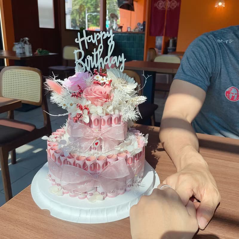 永遠有錢花生日蛋糕/生日禮物/父親節禮物/母親節禮物/交換禮物