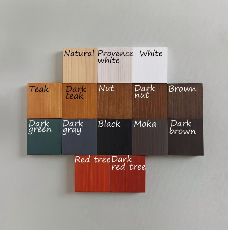 Wall key holder mountains with three tops, wooden key rack, key hooks for wall