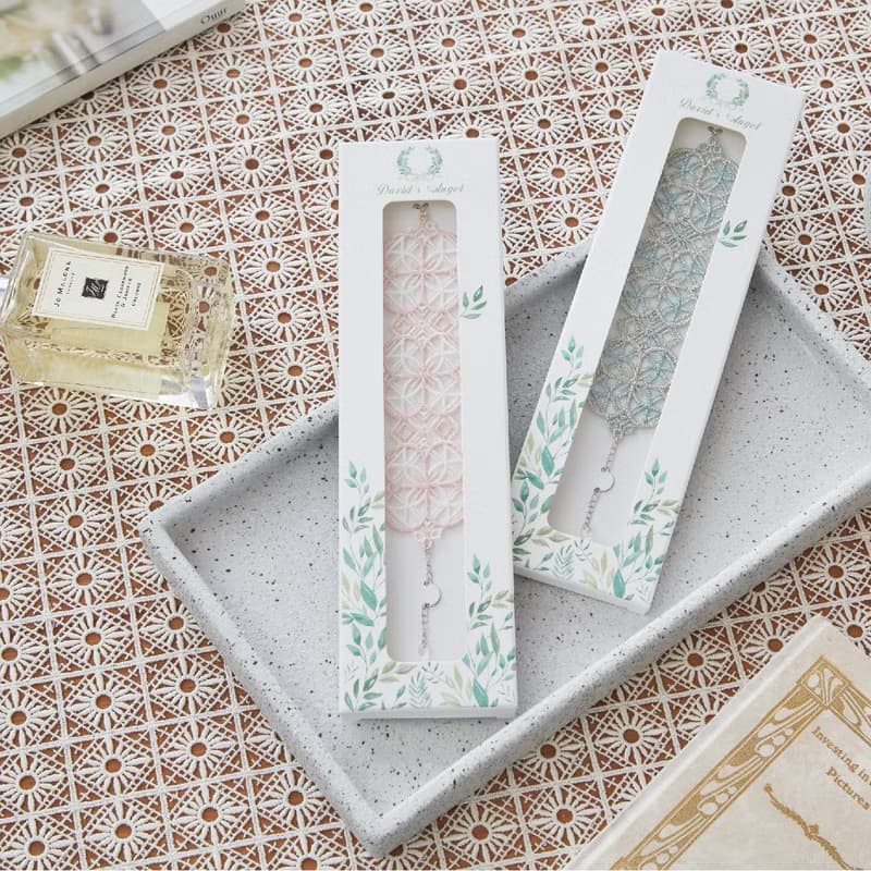 【禮物】Merida幾何蕾絲捷克水晶 純銀手鍊/手環-銀+灰藍