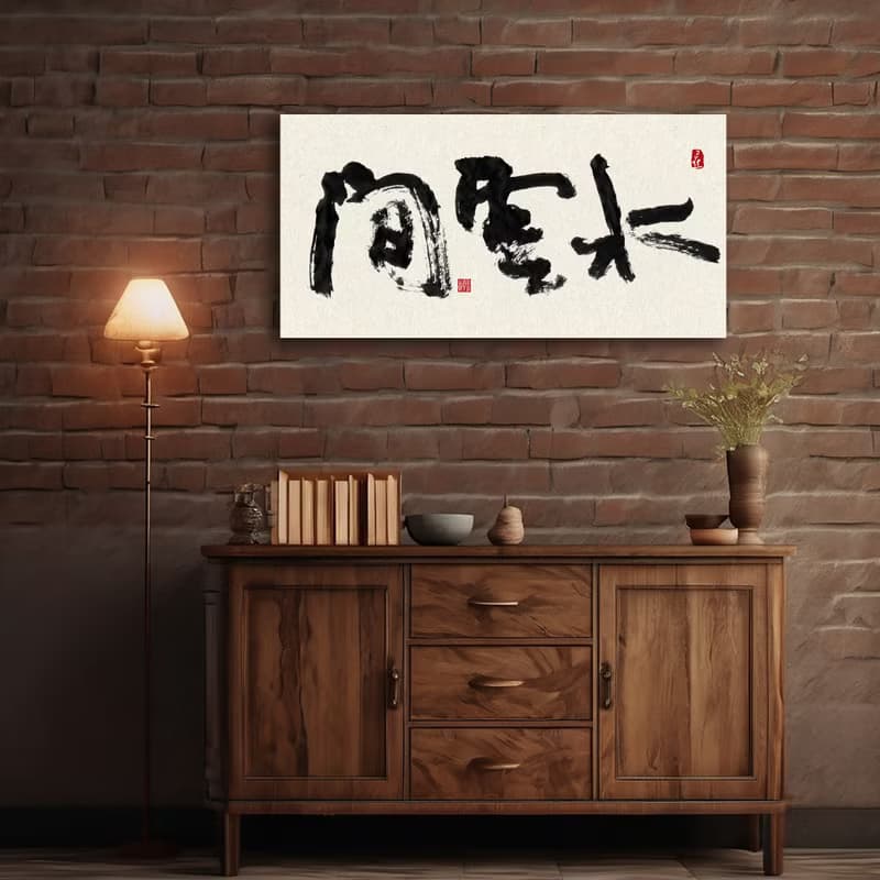 書法-無框畫 | 喬遷禮物 | 開店 | 民宿佈置 | 搬新家 | 裝飾畫