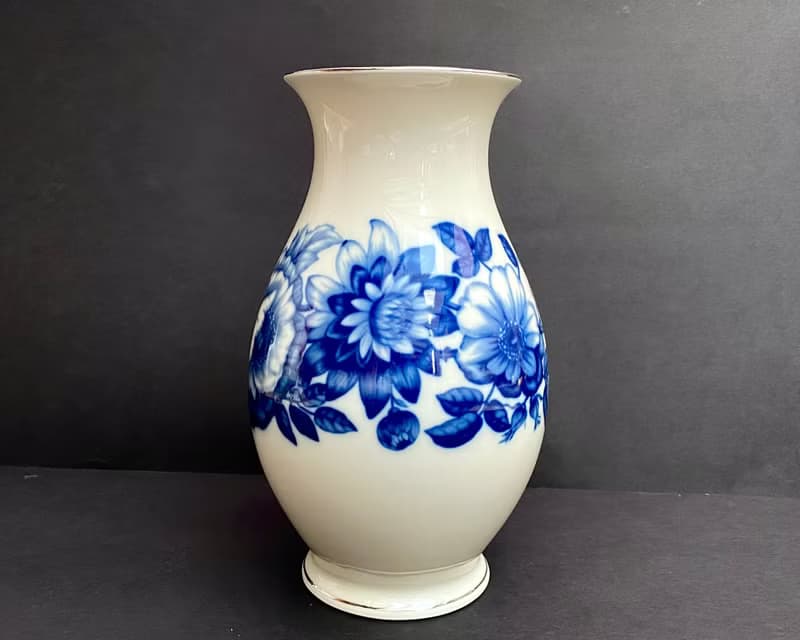 花瓶 象牙瓷 花瓶 KPM BAVARIA 德國瓷器
