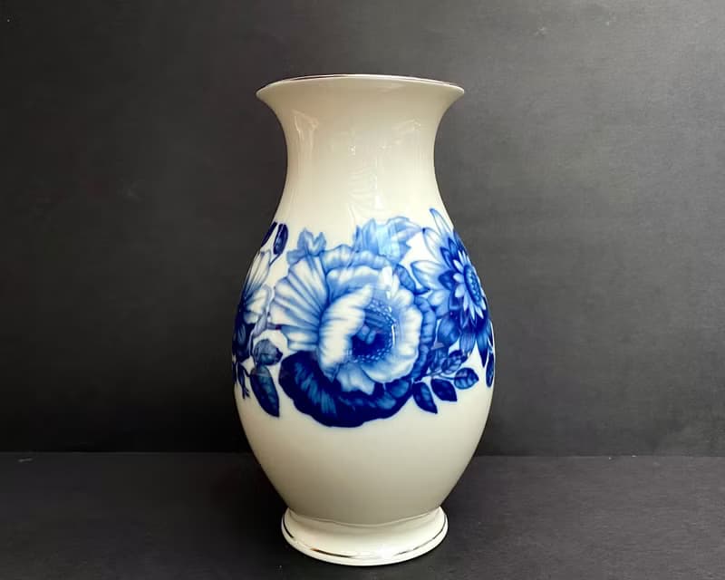 花瓶 象牙瓷 花瓶 KPM BAVARIA 德國瓷器