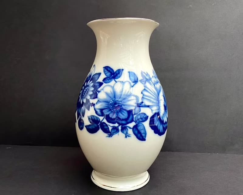 花瓶 象牙瓷 花瓶 KPM BAVARIA 德國瓷器