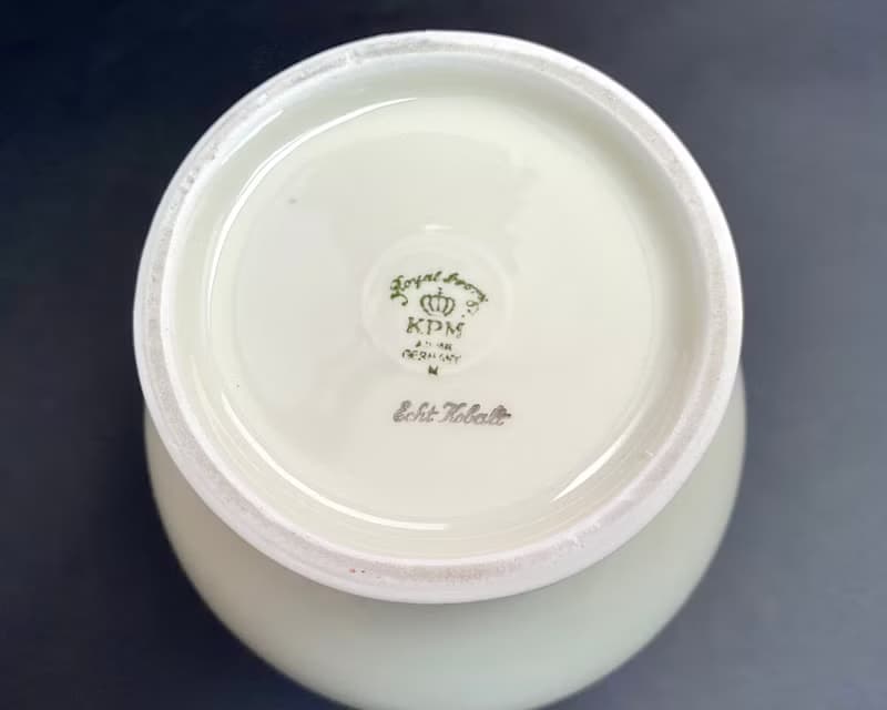 花瓶 象牙瓷 花瓶 KPM BAVARIA 德國瓷器