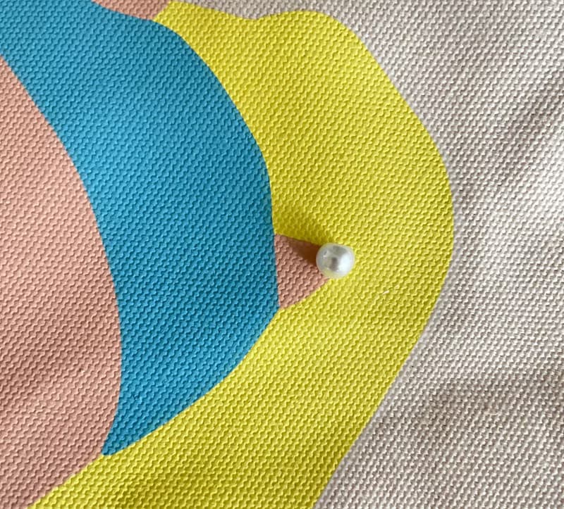 珍珠耳環的少女貓定番托特包