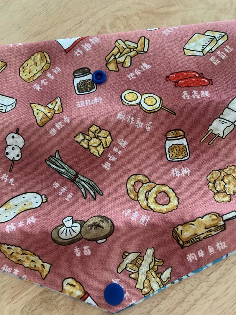 文青風環保純棉筷袋 深夜美食 浪漫粉嫩 日本 潮物 收納 手作餐具