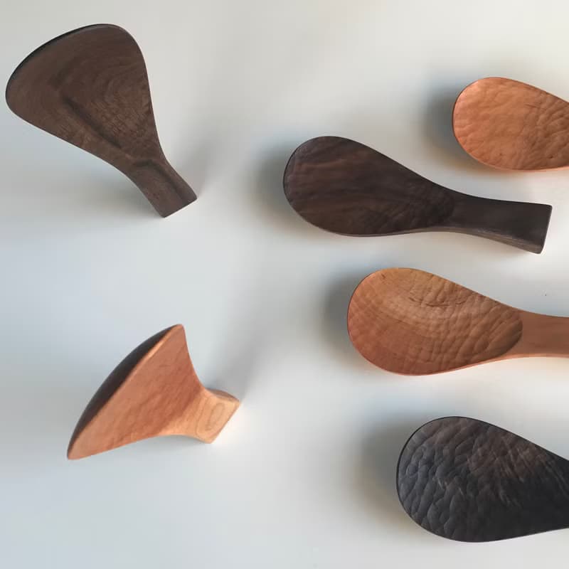 山桜の立つしゃもじ