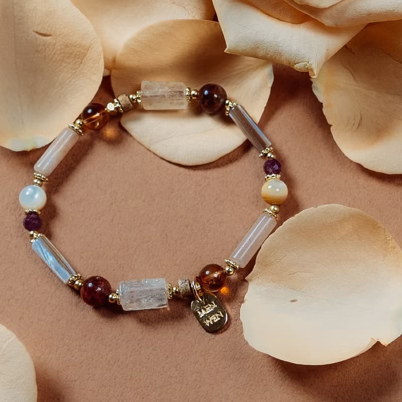 茶香之樂 // C1585黃水晶彩幽靈手鍊