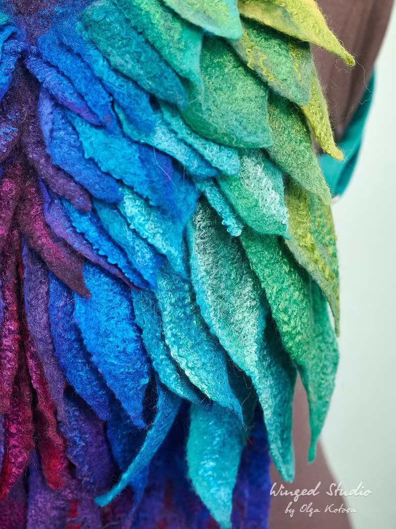 Small Winged Backpack-Bag, Bird of Paradise, available for purchase