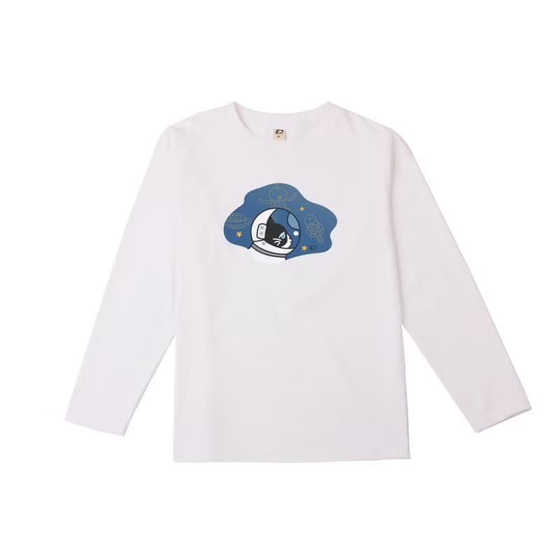 【貓の日】貓貓宇航員 長T/女上衣/男上衣/T-Shirt