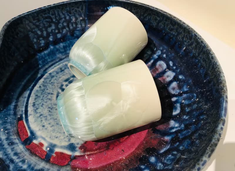 台灣製造 晶花系列 一組兩入杯 結晶釉 漸層 限量