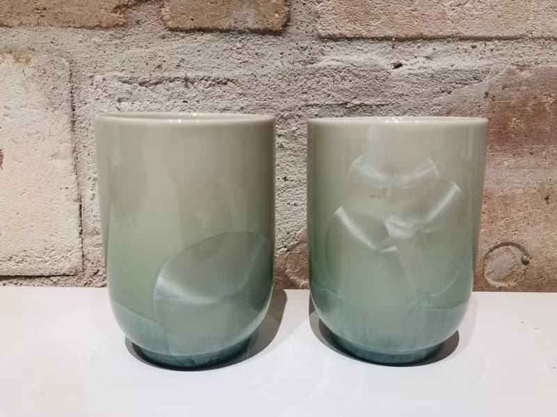 台灣製造 晶花系列 一組兩入杯 結晶釉 漸層 限量