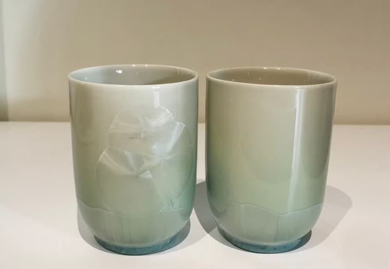 台灣製造 晶花系列 一組兩入杯 結晶釉 漸層 限量
