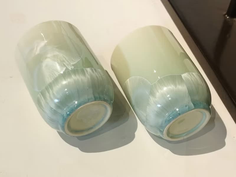 台灣製造 晶花系列 一組兩入杯 結晶釉 漸層 限量