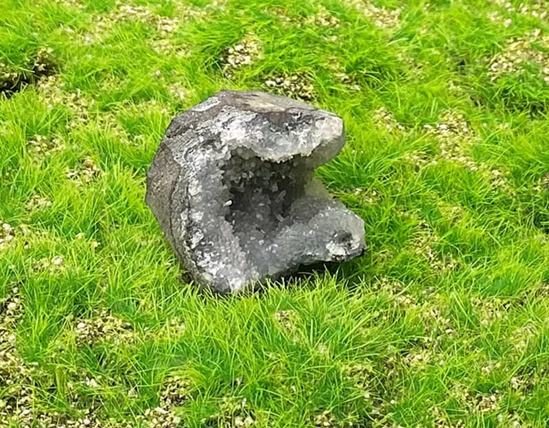 天然原礦可愛幾何立方小砂糖魚眼石 辦公室 風水 療癒 擺件
