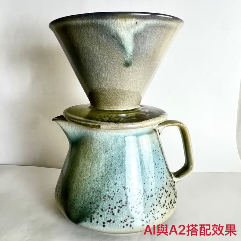 Colorful柴燒9天系列咖啡下壺 紅A2 1-4人 此款式不提供挑款