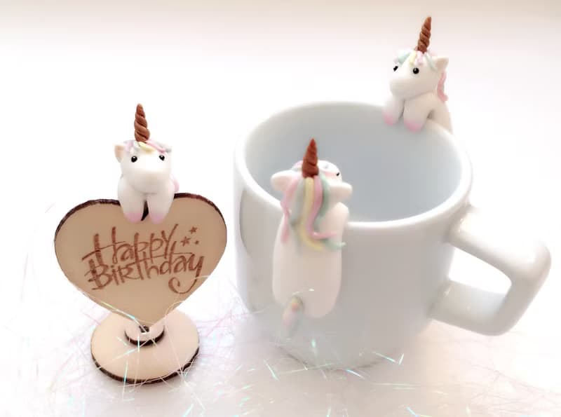 獨角獸生日心意牌 / 掛杯茶包架(兩用)