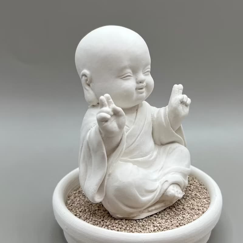 24HR 淨念吉祥小佛之一笑 小盤套組 藝術香氛擴香 精油擴香