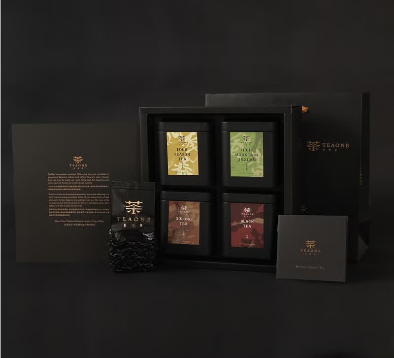 【TeaOne I 原葉茶罐禮盒】四款台灣茶品、最佳伴手茶禮