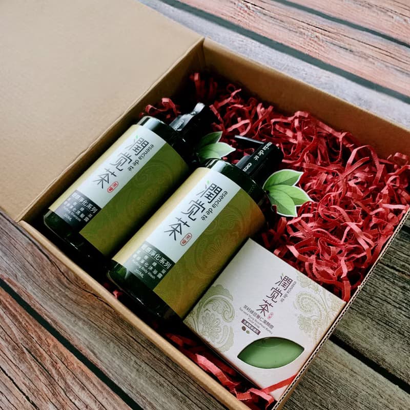 茶樹綠茶輕感淨化控油禮盒(父親節/婚禮小物/畢業、老師禮物)