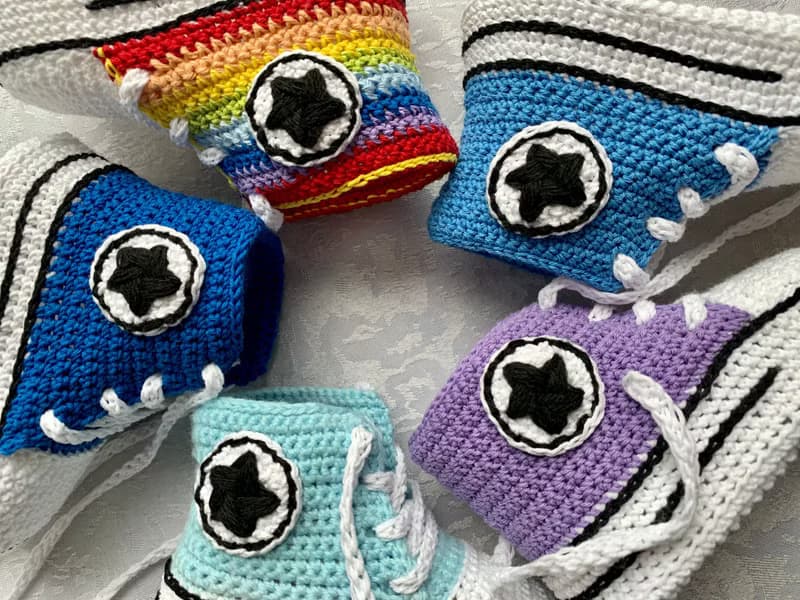 Cute Converse Baby Booties Baby Newborn Shoes Gift Baby Reveal Party Family Look