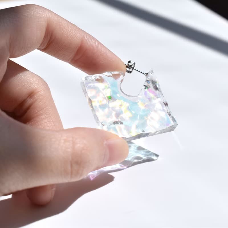 オーロラ水面ピアス/イヤリング