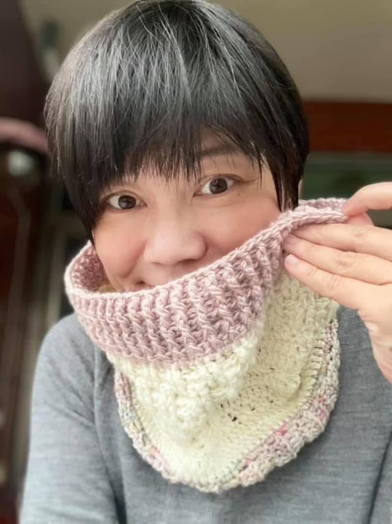 革物製織丨現貨_手織蠶絲羊駝美麗諾脖圍