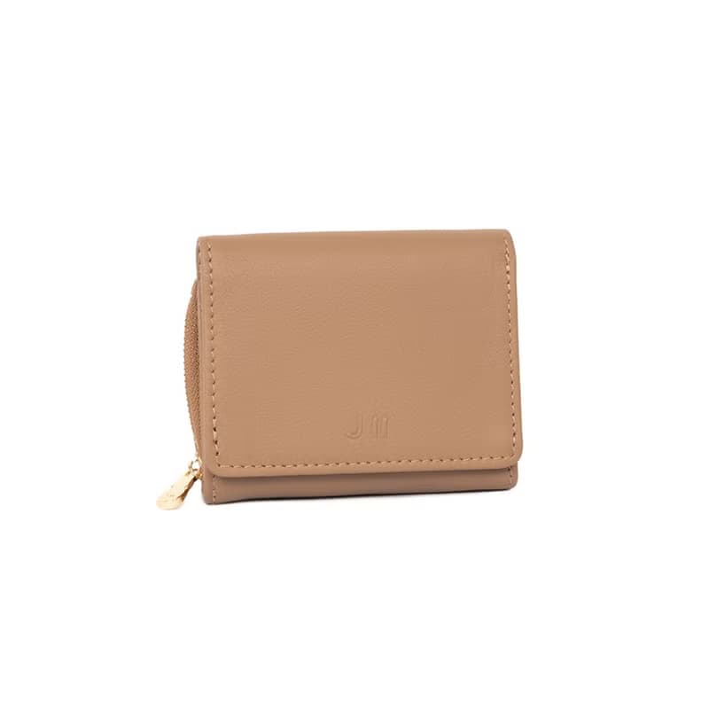 短夾-柔膚牛皮3折扣式短夾-5052-5-多色任選