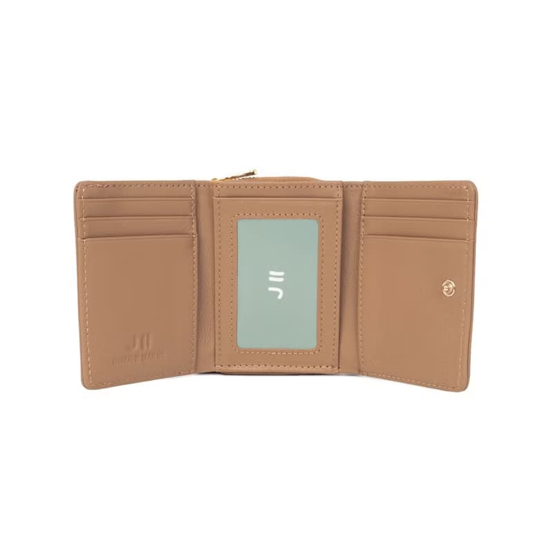 短夾-柔膚牛皮3折扣式短夾-5052-5-多色任選