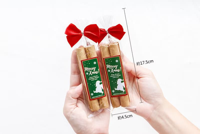 聖誕節禮物贈品 MerryXmas日式蛋捲(滿百份免費印名字) 派對分享