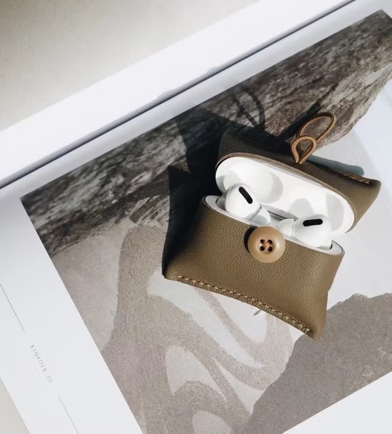 【溫暖抱枕】airpods pro保护套 山羊皮苹果耳机保护套