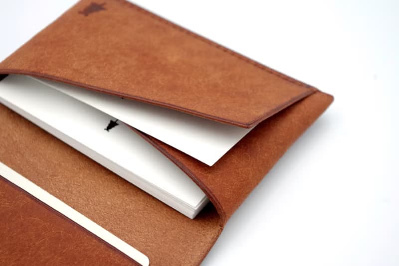 【受注生産】名刺入れ イタリアンレザー　チョコ　ORIGIN series