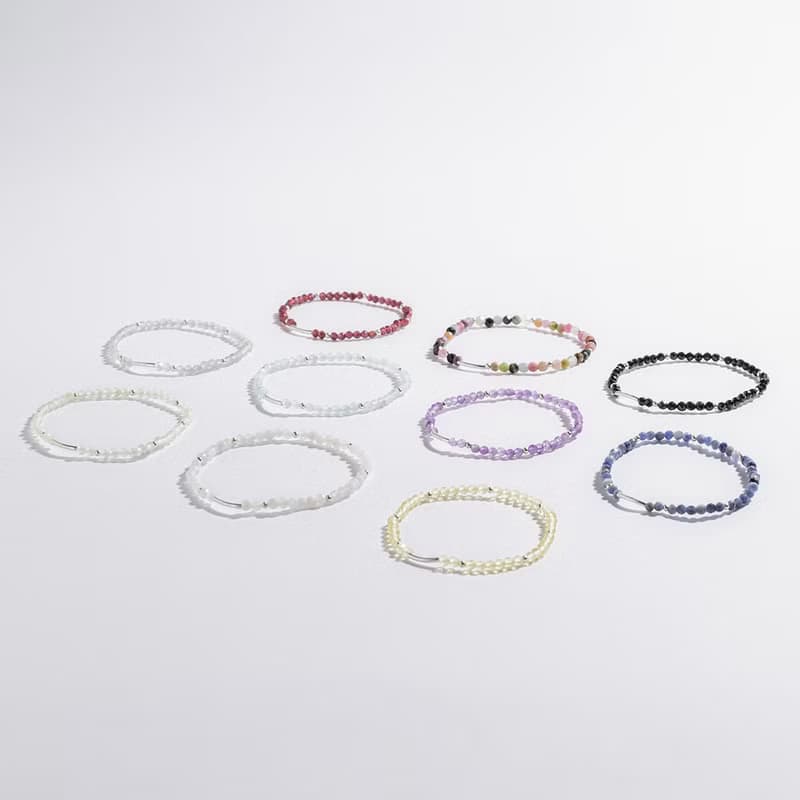 (自信+護身符) 微光時刻 | 黑尖晶 S925純銀 | 天然水晶手鍊