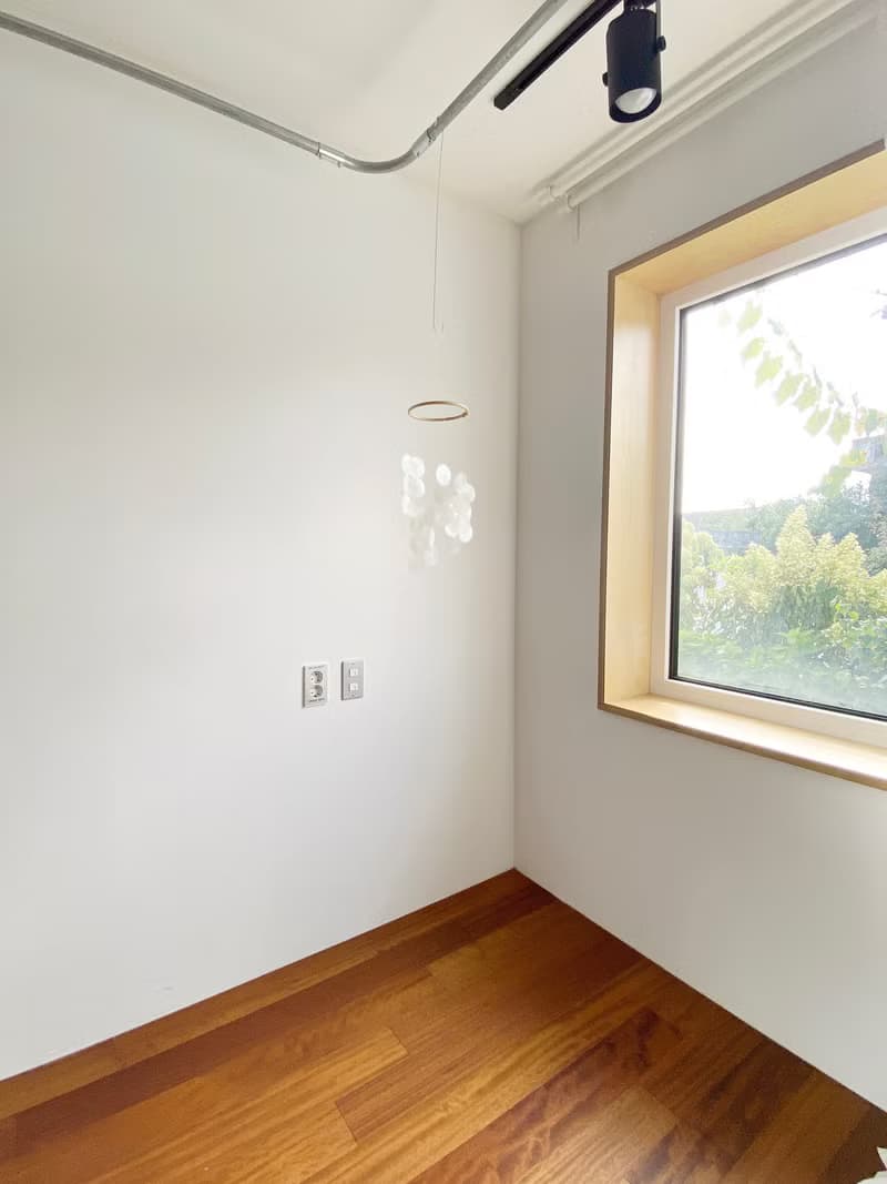 PRE-MADE | Italian xylophone_White Circle | Shell Wind Chime Mobile | #0-326