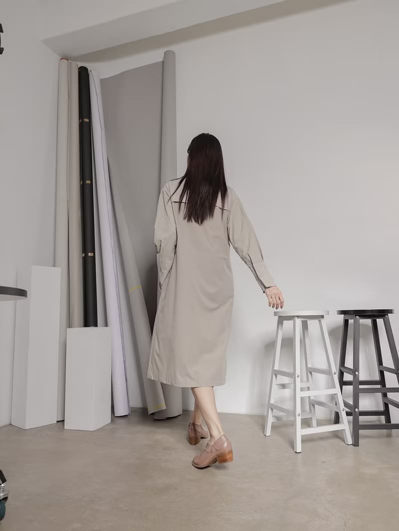supportingrole A+ 金屬拉鍊擦色壓紋真皮中跟牛津鞋 奶油咖啡
