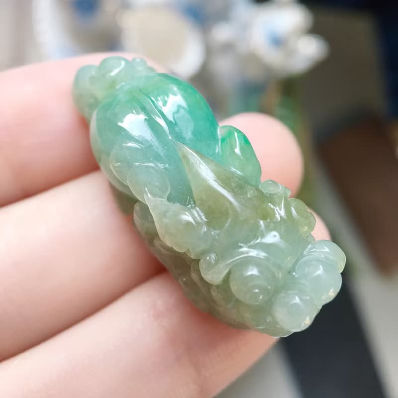 【招財神獸】三彩翡翠貔貅|天然緬甸玉翡翠A貨|送禮