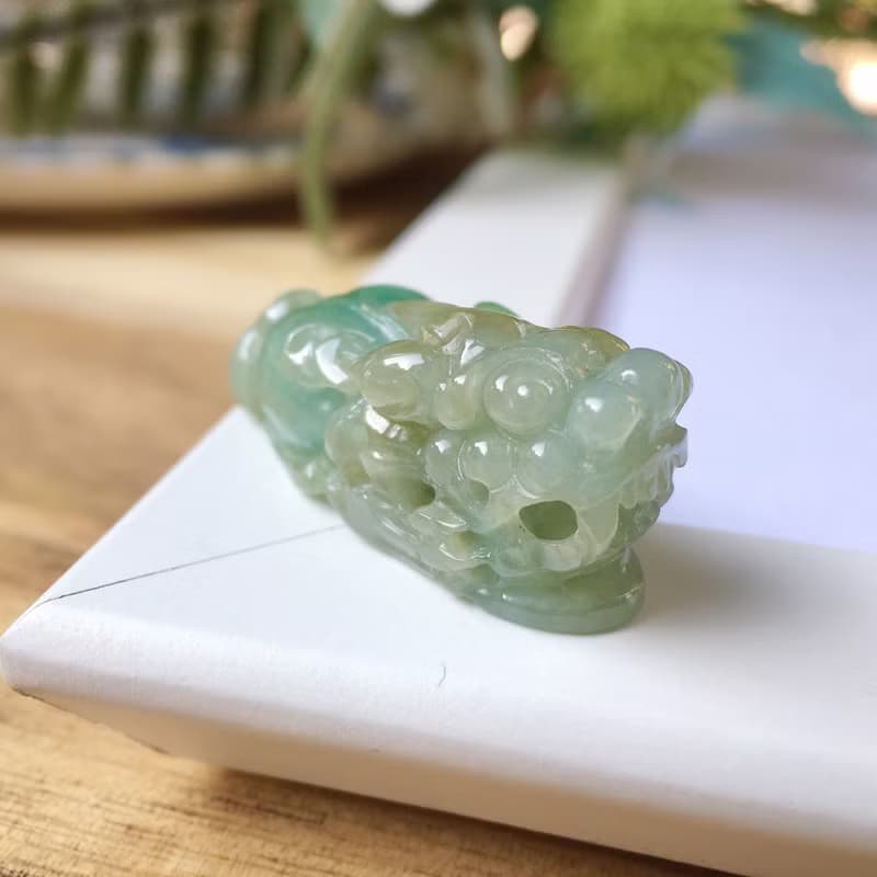 【招財神獸】三彩翡翠貔貅|天然緬甸玉翡翠A貨|送禮