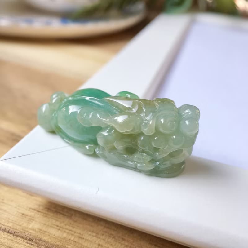 【招財神獸】三彩翡翠貔貅|天然緬甸玉翡翠A貨|送禮