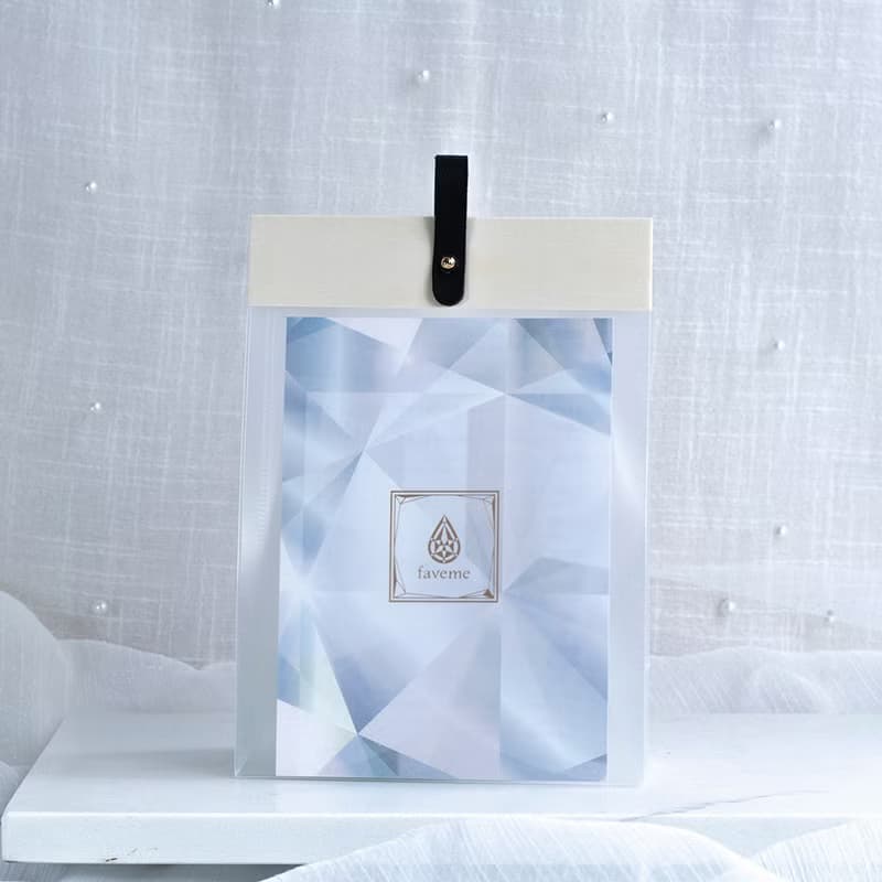 天然擴香礦石 櫸木-極光燈組 白水晶+黑曜石