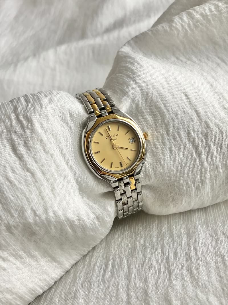 【 日本直送　名牌中古包 】Christian Dior 迪奧 手錶 不鏽鋼