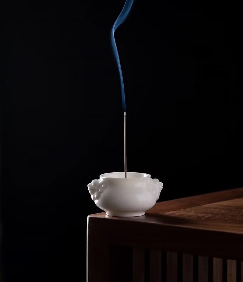 永德堂 - 白瓷香爐套組