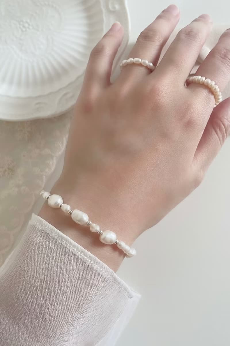 Lily Valley 柔光珍珠 | 手工串珠手鍊
