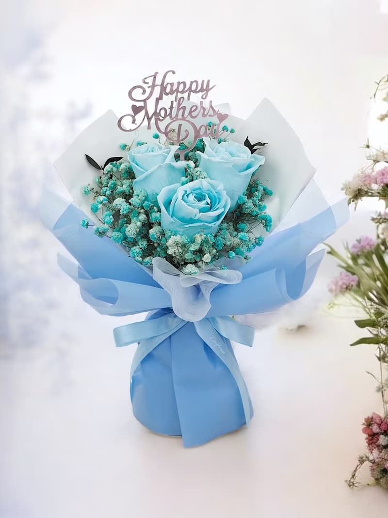 母親節永生花花束-3色可選
