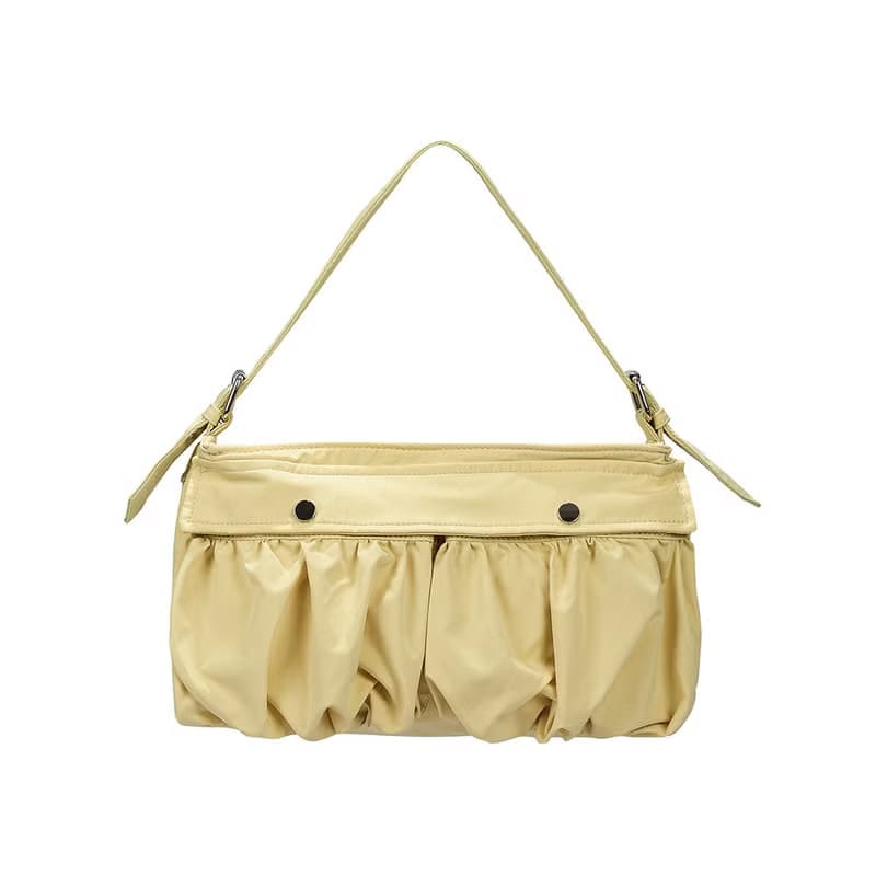Cargo Two Pocket Shoulder Bag Yellow