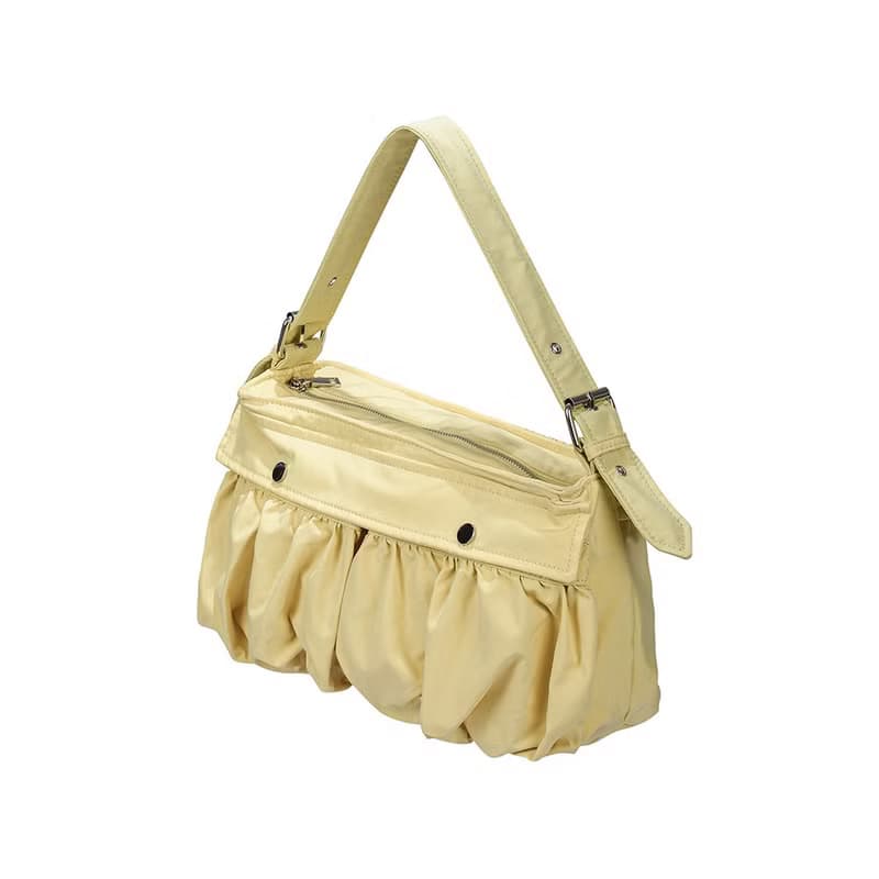 Cargo Two Pocket Shoulder Bag Yellow