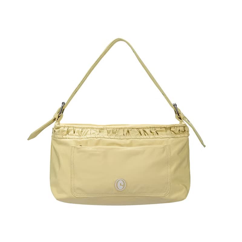 Cargo Two Pocket Shoulder Bag Yellow