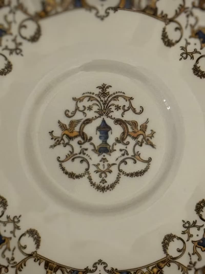 40133 法國 GIEN Dionysos pattern 茶杯與茶碟組